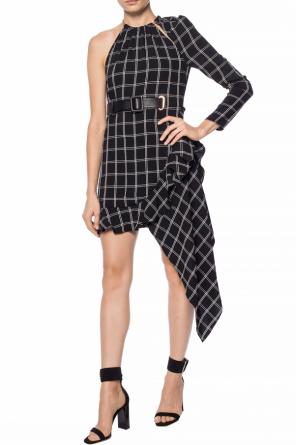 Asymmetrical dress with a frill, zdjęcie 2 Asymmetrical dress with a frill od Self Portrait
